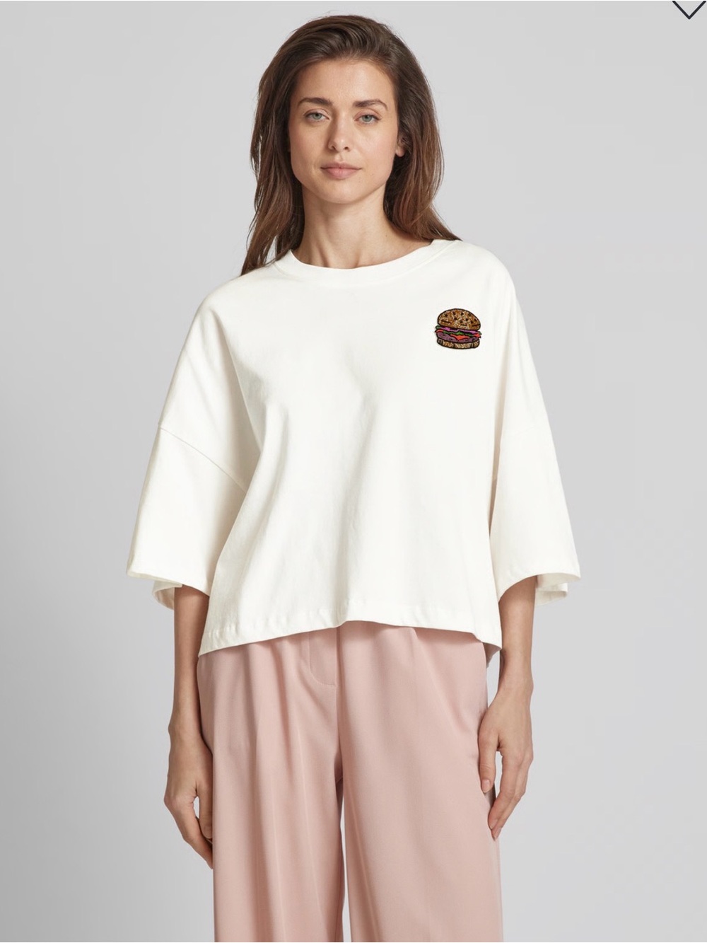 NWT Essentiel Antwerp "FURGER" Embroidered T-shirt